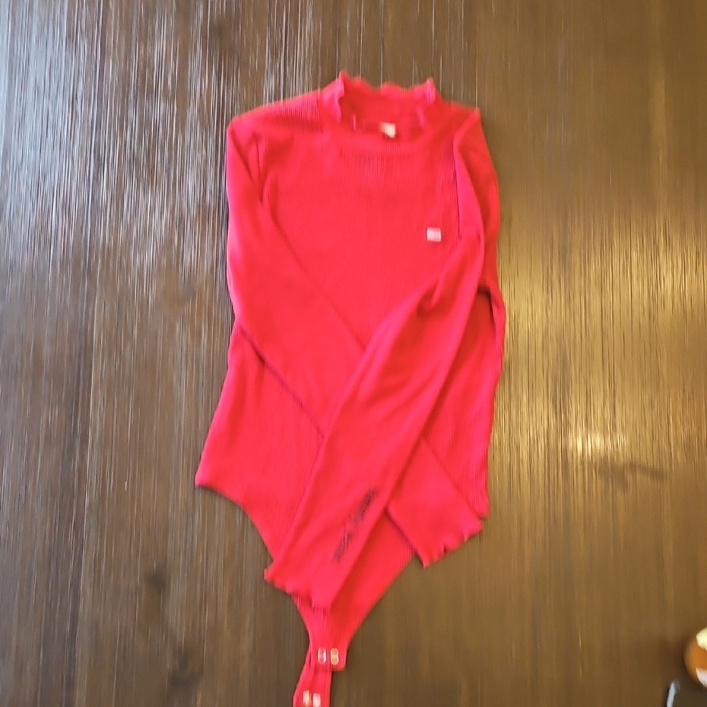 Tommy Hilfiger Vibrant Red Bodysuit